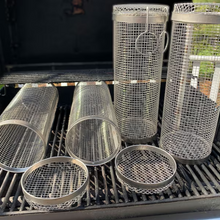 Load image into Gallery viewer, Barbecue stainless steel wire mesh cylinder