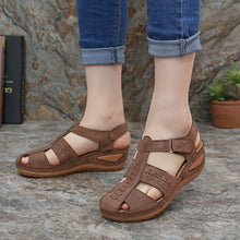Load image into Gallery viewer, Women's Sandals Round Toe Wedge Sandals