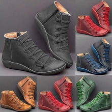 Load image into Gallery viewer, Vintage Strappy Ankle Boots for Women
