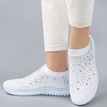 Load image into Gallery viewer, Women&#39;s Crystal Breathable Slip-On Walking Shoes
