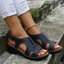 Load image into Gallery viewer, Summer Velcro Fish Mouth Casual Women&#39;s Sandals
