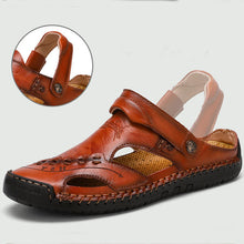 Load image into Gallery viewer, Men&#39;s Casual Breathable Handmade Leather Sandals
