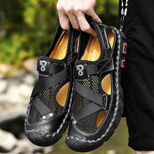 Load image into Gallery viewer, Men&#39;s Outdoor Wading Beach Shoes Mesh Non-slip Hole Sandals
