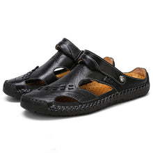 Load image into Gallery viewer, Men&#39;s Casual Breathable Handmade Leather Sandals
