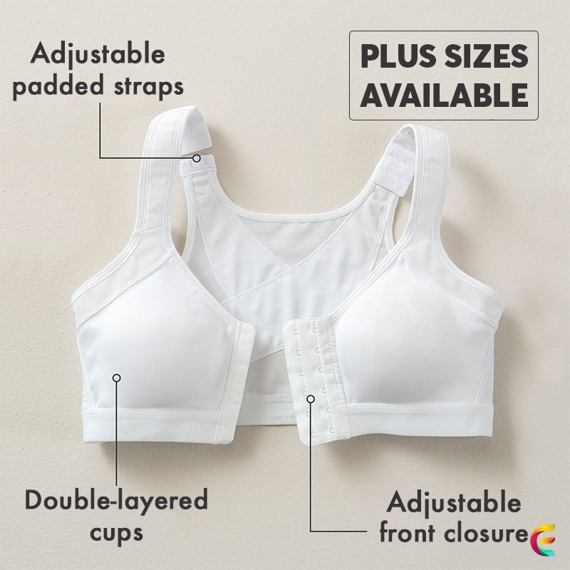 VHOMES Forlestofficial Bra, Dotmalls Posture Correction Front-Close Bra,  Forlestofficial Bra for Older Women (Black,Small) : : Clothing,  Shoes & Accessories