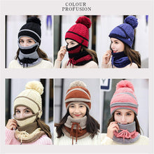 Load image into Gallery viewer, 2021 New 3 in 1 Winter Beanie Set
