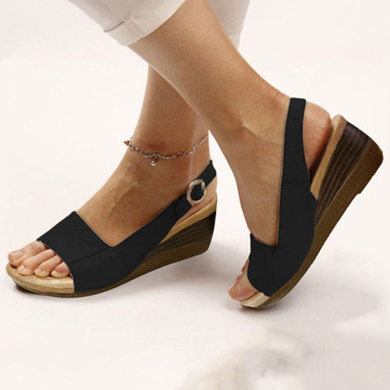 Dotmalls Women's Elegant Low Chunky Heel Comfy Sandals