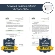 Load image into Gallery viewer, Nose Wire Pollution Mask / Pack of 2 - Adult - 4 Activated Carbon Filters PM2.5  - Washable and Reusable
